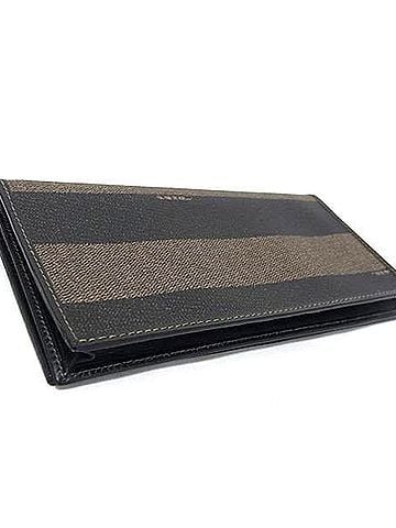 Fendi FENDI Pecan 308030 Men's Bi-fold Wallet (Black x Brown) (view 2)