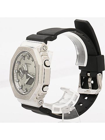 Casio CASIO G-SHOCK 2100 Series GBM-2100A-8BJF Silver Black Stainless Steel x Resin Men's Solar Watch (view 2)