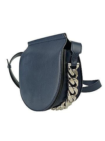 Givenchy GIVENCHY Infinity Mini Saddle Bag, Navy Calf Leather, Women's Handbag (view 2)