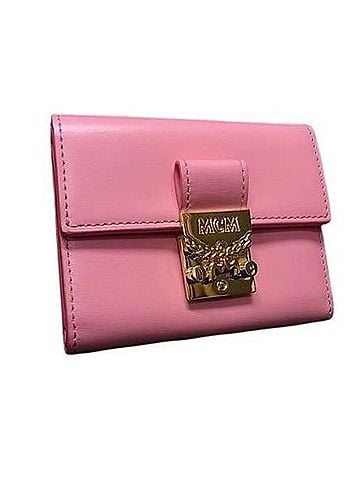 MCM MCM Patricia Tri-fold Wallet MYSBAPA01QV001 Pink Leather Women's (view 1)