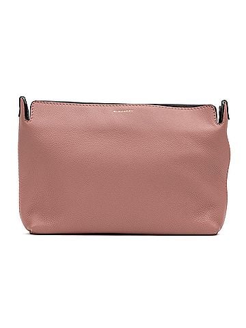 Burberry Large Bicolor Zip Clutch  (view 1)