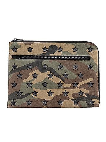 Yves Saint Laurent Portfolio Camouflage Zip Clutch  (view 1)