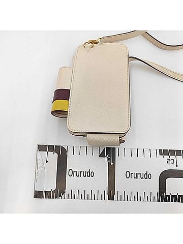 Hermès HERMES Hermes Phone Case Way Nata Rouge Sellier Jaune Naple Veau Epsom Women's (view 2)