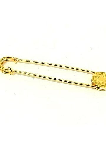 Hermès HERMES Hermes Brooch Sellier Gold Metal Women's (view 2)