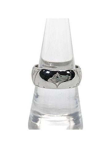 Louis Vuitton LOUIS VUITTON Louis Vuitton Ring M62485 Silver Metal Men's Women's (view 1)