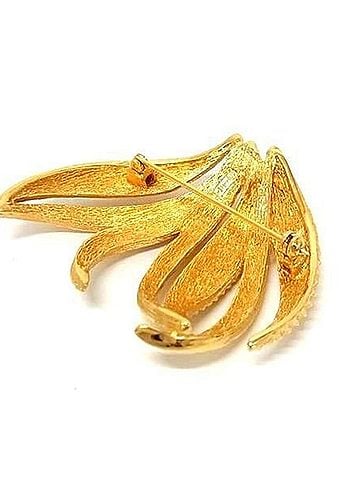 Christian Dior Christian Dior Brooch Gold Metal Women's (view 2)