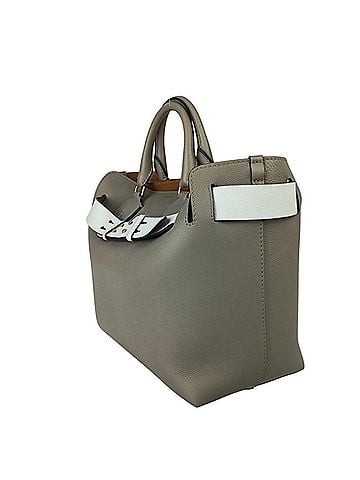 Burberry BURBERRY handbag, medium size, belt bag, 4076727, gray calf leather, women's shoulder bag. (view 2)