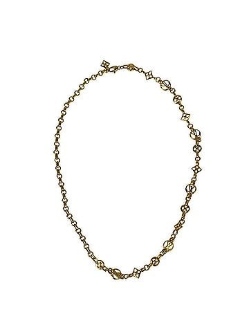 Louis Vuitton LOUIS VUITTON Louis Vuitton Necklace Collier Crazy in Lock M00371 Gold Metal Women's (view 1)