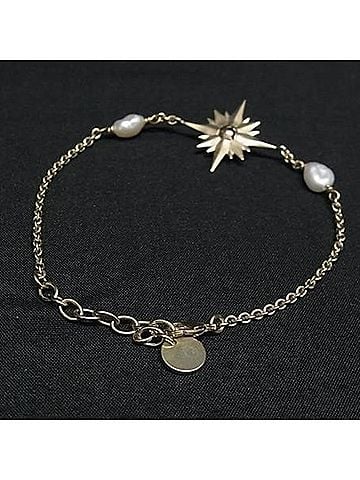 Christian Dior Christian Dior bracelet, gold metal, for women. (view 2)