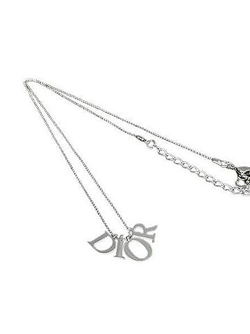 Christian Dior Christian Dior necklace, silver metal, for women. (view 1)