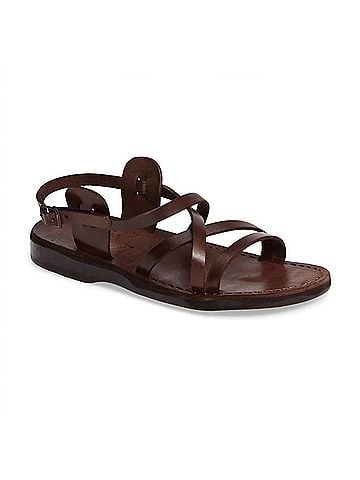 Jerusalem Sandals Tzippora Leather Strappy Slingback Sandal (view 1)