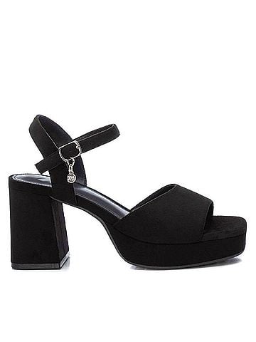 XTI Women's Heeled Suede Sandals With Platform (view 1)