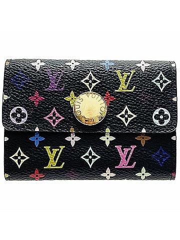 Louis Vuitton Louis Vuitton Monogram Multicolor Porte Monnaie Cozy Coin Case, Black, M60007. (LOUIS VUITTON Purse, Compact Wallet, Women's AK-16848) (view 1)
