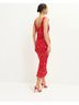 Reformation Floral Red Cocktail Dress Size XS - photo 3