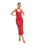 Reformation Floral Red Cocktail Dress Size XS - photo 2