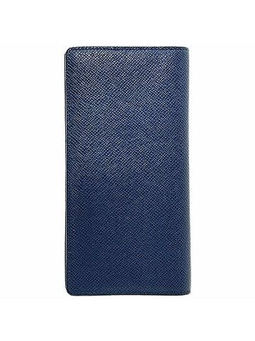 Louis Vuitton Louis Vuitton Taiga Portefeuille Long Leather Wallet Ocean M33404 LOUIS Bi-fold for Men AKA-17161 (view 2)