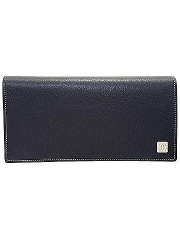 Cartier Cartier Long Wallet, 2C Motif, Bi-fold Leather, Dark Brown, Stitched, Wallet AA-16083 (view 1)