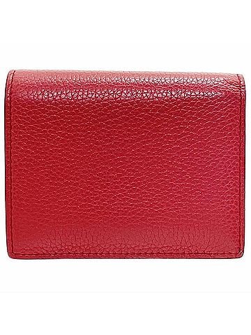 Prada Prada Bi-fold Wallet, Leather, Rosso Red and Navy, 1MV204 PRADA Bi-color Compact RR-16920 (view 2)