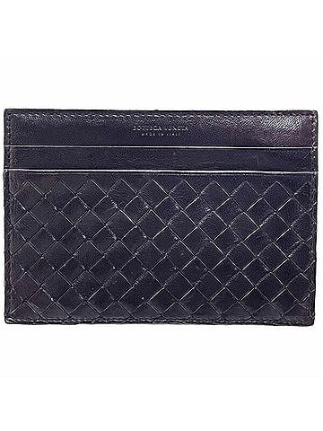 Bottega Veneta Bottega Veneta Intrecciato Coin Case, Mesh Leather, Dark Brown, Purse, Wallet NN-17162 (view 2)