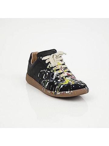 Maison Margiela German Army Replica Paint Drop Sneakers (view 1)