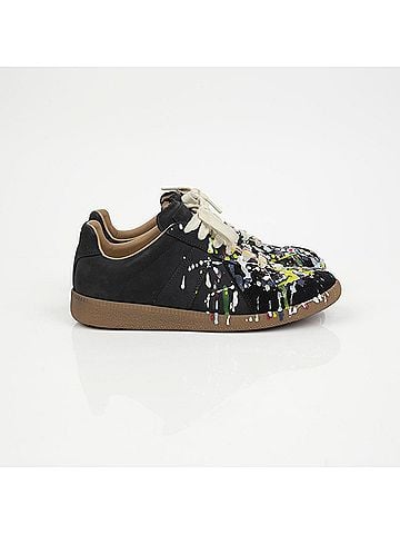 Maison Margiela German Army Replica Paint Drop Sneakers (view 2)