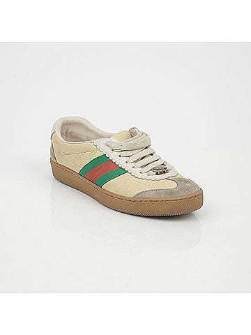 Gucci Gg Web Detail Sneakers (view 1)