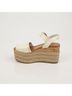 Prada 100% Leather White Ankle Strap Espadrille Sandals Size EU 36 - photo 5