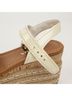 Prada 100% Leather White Ankle Strap Espadrille Sandals Size EU 36 - photo 8