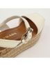 Prada 100% Leather White Ankle Strap Espadrille Sandals Size EU 36 - photo 9