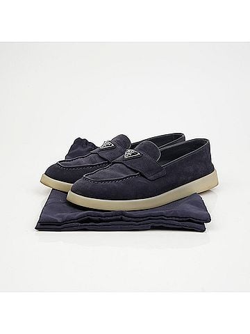Prada Triangular Logo Loafer Size (view 1)