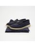 Prada 100% Leather Blue Triangular Logo Loafer Size Size EU 36 - photo 1