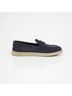 Prada 100% Leather Blue Triangular Logo Loafer Size Size EU 36 - photo 6
