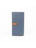 Loewe 100% Leather Blue Vertical Long Wallet One size - photo 2
