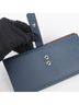 Loewe 100% Leather Blue Vertical Long Wallet One size - photo 6