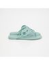 Hermès 100% Leather Green Sandal Ejery Size Size EU 37 - photo 3