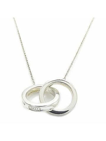 Tiffany & Co. TIFFANY&Co. Tiffany 1837 Interlocking Necklace SV925 Women's /295573 (view 1)