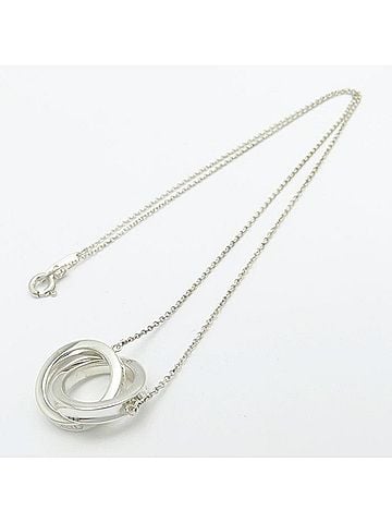 Tiffany & Co. TIFFANY&Co. Tiffany 1837 Interlocking Necklace SV925 Women's /295573 (view 2)