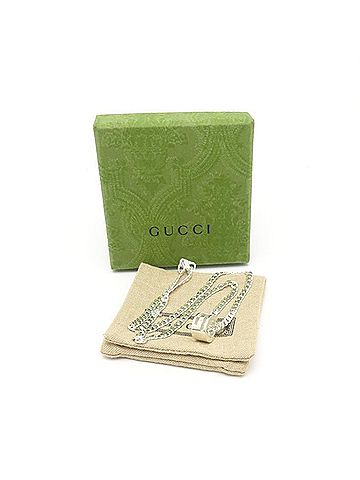 Gucci GUCCI Cutout G Necklace SV925 Women's /295583 (view 2)