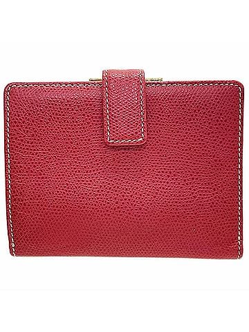 Loewe Loewe Anagram Wallet, Leather, Red, Bi-fold Compact, NN-16770 (view 2)