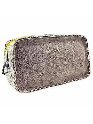 Bottega Veneta Bottega Veneta Intrecciato Separate Pouch, Leather, Gray-Brown, Ivory, Yellow, Three Colors, Double Zip, Multi-Pouch SS-17084 (view 1)