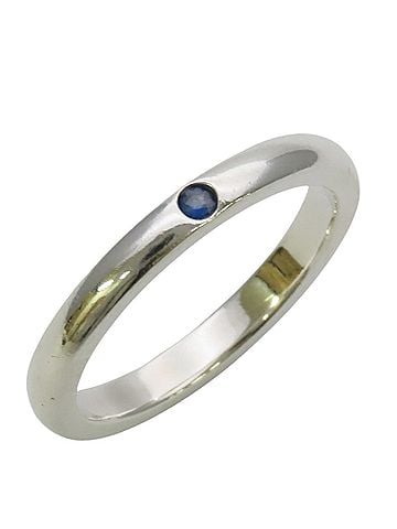 Tiffany & Co. Tiffany & Co. Stackable Sapphire Ring, Approx. 2.4g, Blue, Elsa Peretti Design, 1 Stone, Women's. (view 1)