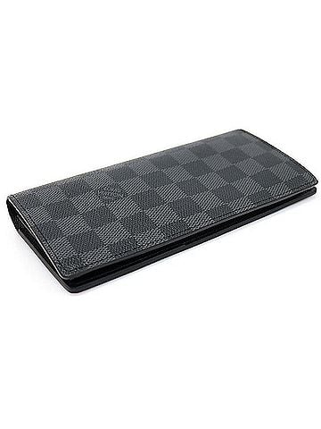 Louis Vuitton Damier Graphite Canvas Brazza Wallet Long Wallet (view 2)