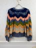 Mother Chevron-herringbone Yellow Pullover Sweater Size S - photo 6