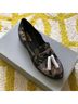 Kenneth Cole REACTION Bow Print Black Multi Color Flats Size 6 - photo 5
