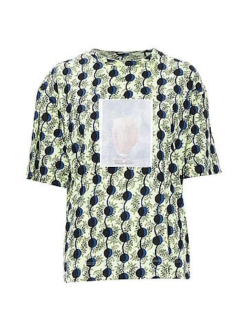 MARNI Marni paisley geometric photo print short sleeve boxy tshirt (view 1)
