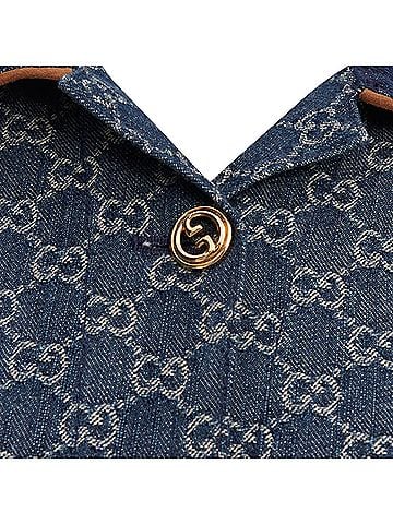 Gucci Gucci Epilogue Washed Organic Denim GG Monogram Coat (view 2)