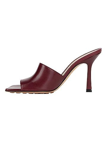 Bottega Veneta Bottega Veneta Stretch Mule Merlot (view 2)