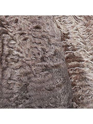 MARNI MARNI brown persian lamb astrakan fur cropped sleeve cocoon coat IT40 S (view 2)