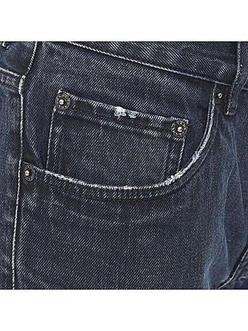 Prada Prada washed denim button fly tapered fit slim leg pants jeans (view 2)