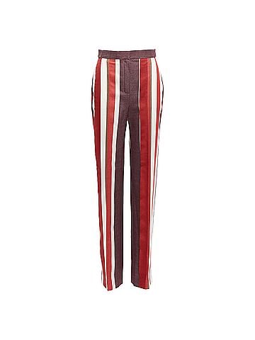 Frenken Enken cotton wool blend graphic stripe wide leg pants (view 1)